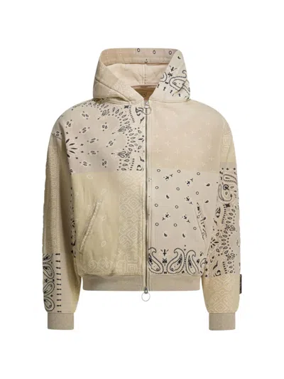 Kapital Bandana-pattern Bomber Jacket In Neutral