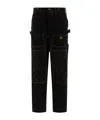Kapital Lumber Straight-leg Panelled Jeans In Black