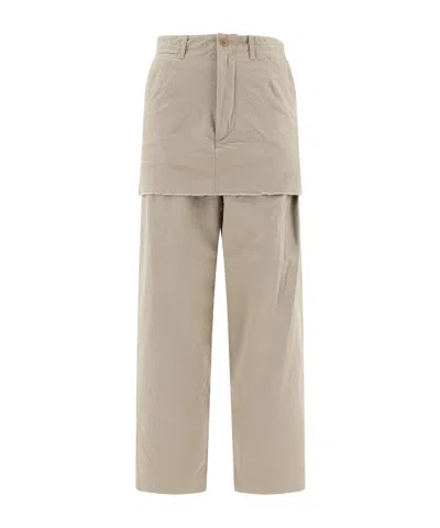 Kapital Belt-loop Casual Pants In Nude
