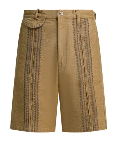 KAPITAL BELT LOOP SHORTS