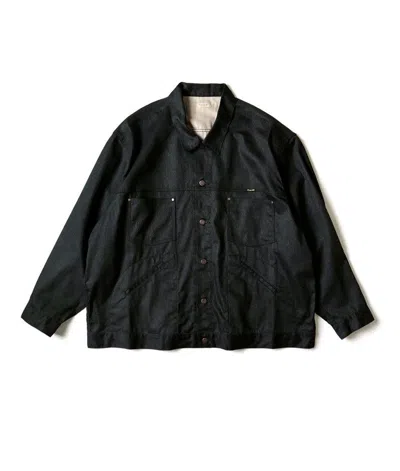 Pre-owned Kapital Big G Jean Jacket Size Free In Black
