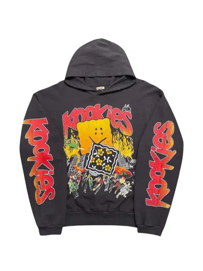 Kapital Buster Peckish Graphic-print Hoodie In Gray