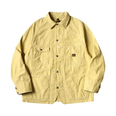Pre-owned Kapital Canvas Cactus Coverall 'sunfade Yellow' | Men's Size 3