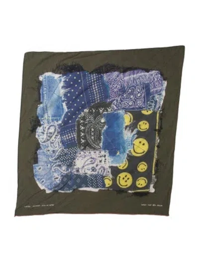 Pre-owned Kapital Canvas Printed Bandana In Neutral