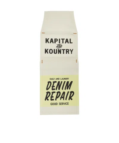 Kapital Canvas Pulp Phone Holder In Light Yellow