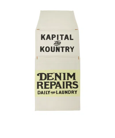 Kapital Canvas Pulp Phone Holder In Lightyellow