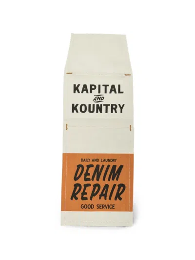 Kapital Canvas Pulp Phone Holder In Yellow