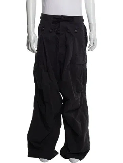 Pre-owned Kapital Cargo Pants In Black