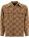 Kapital Checkerboard-pattern Jacket In Brown