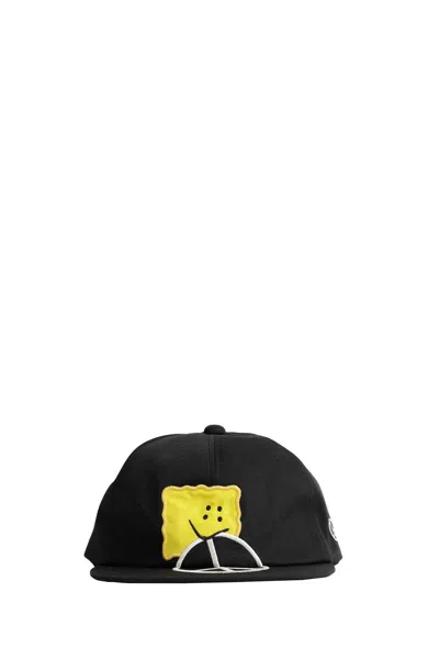 Kapital Chino Baseball Cap In Black
