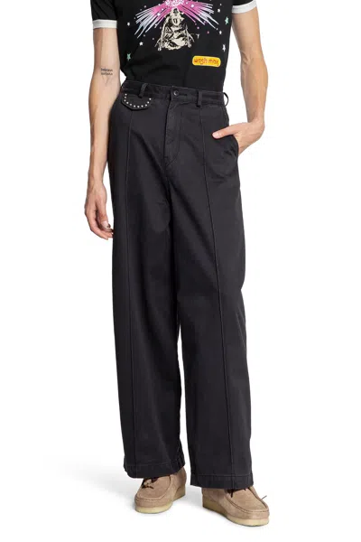 Kapital Chino Boogie Day Baggy Pants In Black