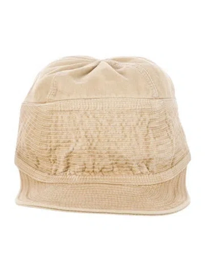 Pre-owned Kapital Chino 'old Man' Cap In Neutral