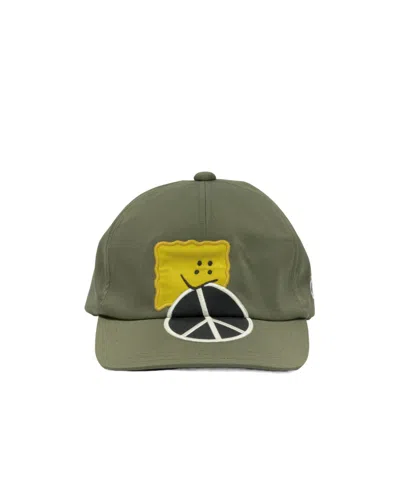 Kapital 'chino Peckish Peace' Baseball Cap In Green