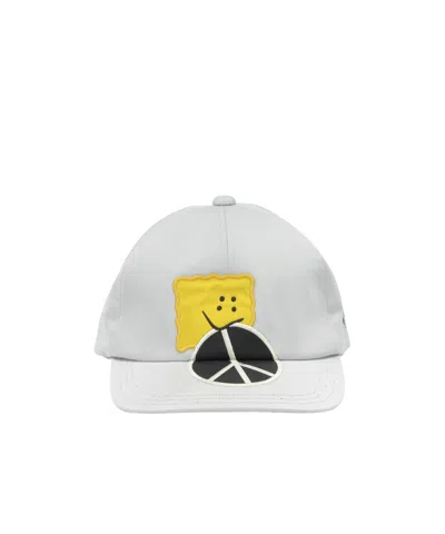 Kapital 'chino Peckish Peace' Baseball Cap In White