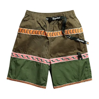 Pre-owned Kapital Combed Burberry Eco Baka Shorts 'khaki' | Tan | Men's Size 4
