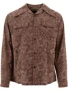 Kapital Cookie Shirt In Brown