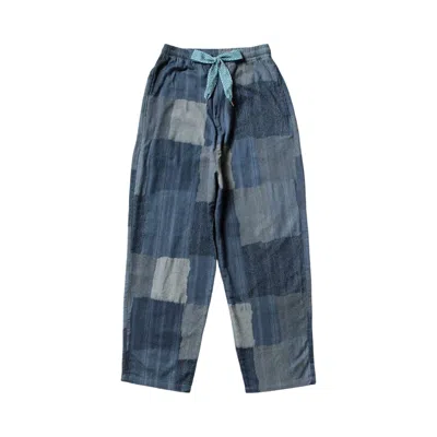 Pre-owned Kapital Cotton Linen Tugihagi Easy Pants 'navy' | Blue | Men's Size 3