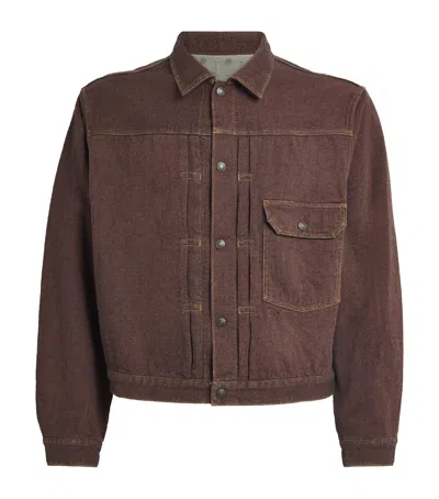 Kapital Cotton-wool Twill Jacket In Brown