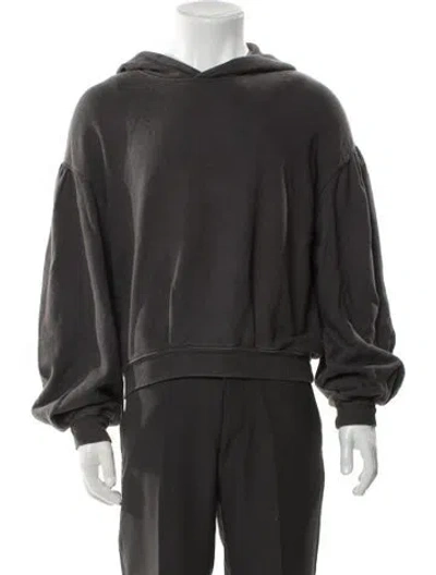 Pre-owned Kapital Crew Neck Long Sleeve Hoodie In Gray