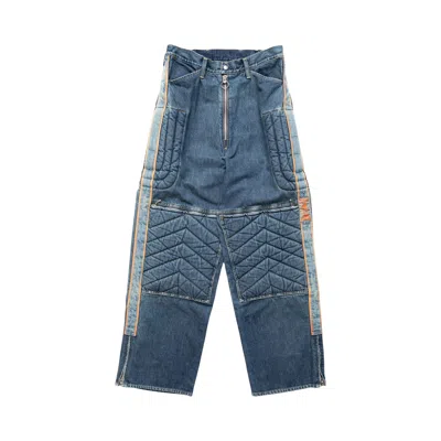 Pre-owned Kapital Denim Kountry Motocross Pants (todoterreno Pro) 'indigo' | Blue | Men's Size 2