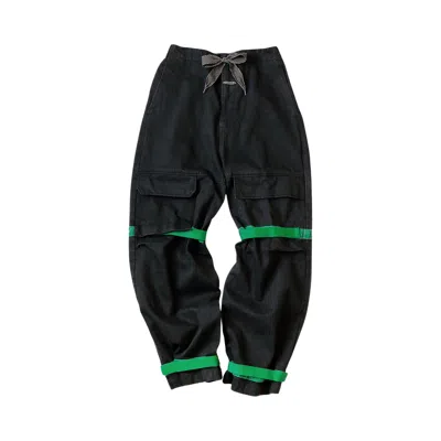 Pre-owned Kapital Denim Nouvelle Shuttle Pants 'green' | Men's Size 3
