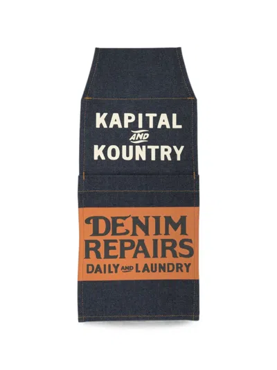 Kapital Denim Pulp Phone Holder In Yellow