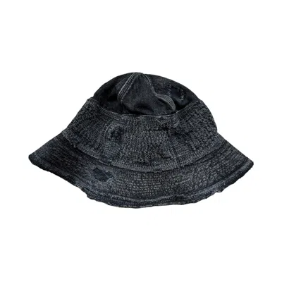 Pre-owned Kapital Denim The Old Man And The Sea Hat 'black' | Men's Size Onesize