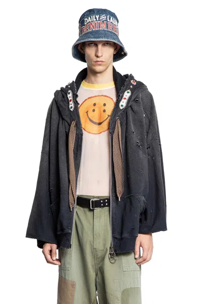 Kapital Devil Hood Blouson (studs Remake) In Black