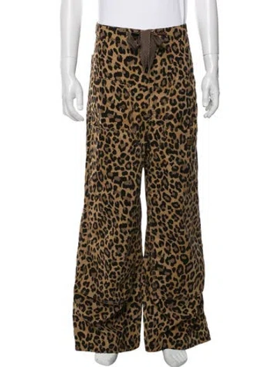 Pre-owned Kapital Double Knee Pants In Brown