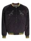 Kapital Eagle-embroidered Bomber Jacket In Black