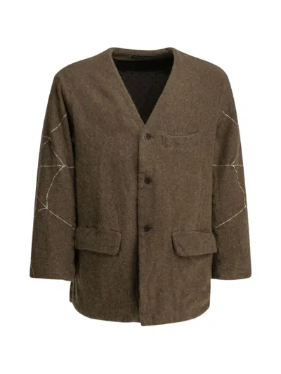 Kapital Single-breasted Button Jacket In Brown