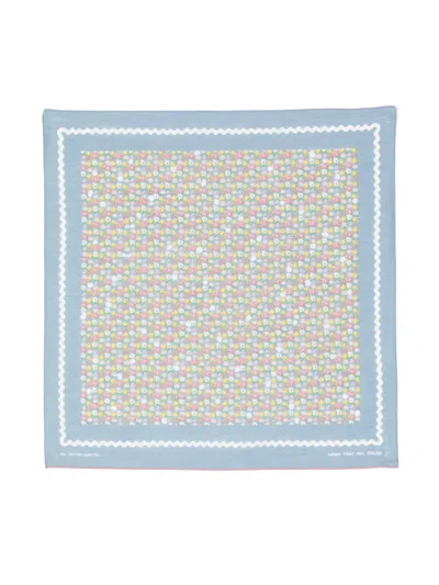 Kapital Fastcolor Selvedge Bandana In Blue