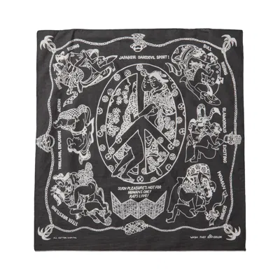 Pre-owned Kapital Fastcolor Selvedge Bandana (yobai) 'black' | Men's Size Onesize