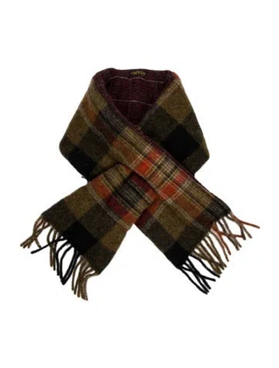 Pre-owned Kapital Filled Wool Scarf In Blue