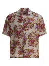 Kapital Floral-print Shirt In Brown