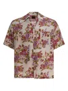 Kapital Floral-print Short-sleeve Shirt In Neutral