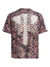 Kapital Floral Skeleton Shirt In Pink