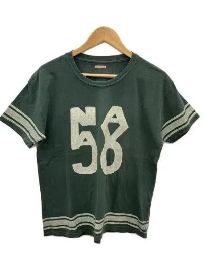 Pre-owned Kapital Football Shirt Sleeve T Shirt Tee In Green