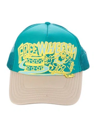 Pre-owned Kapital 'free Wheelin' Trucker Hat In Blue