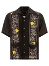 Kapital Gauze Bandana Patchwork Shirts Black In Black