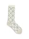 Kapital Geometric-patterned Socks In Neutral