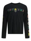 Kapital Graphic-print Long-sleeved T-shirt In Black