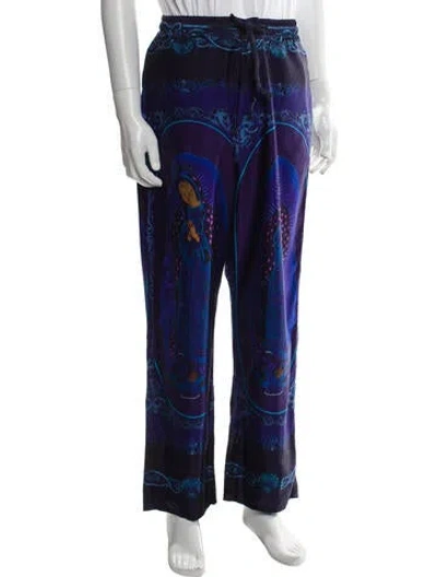 Pre-owned Kapital Graphic Print Pants In Multi