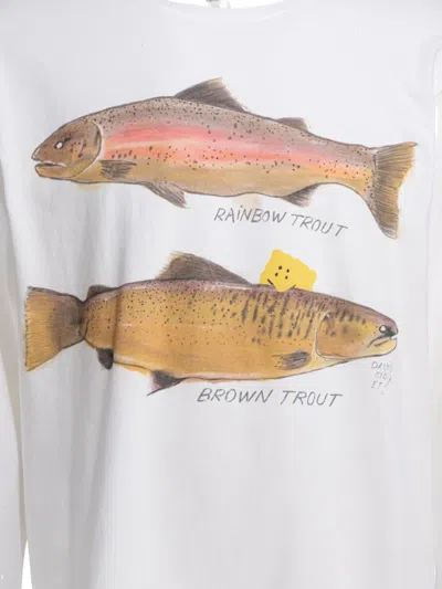 Kapital Graphic-print T-shirt In White