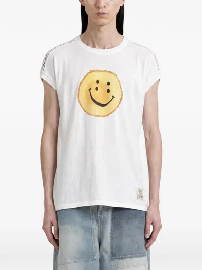 Kapital Graphic-print T-shirt In White