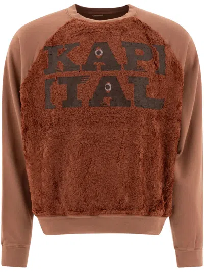 Kapital Grizzly Sweatshirt In Brown