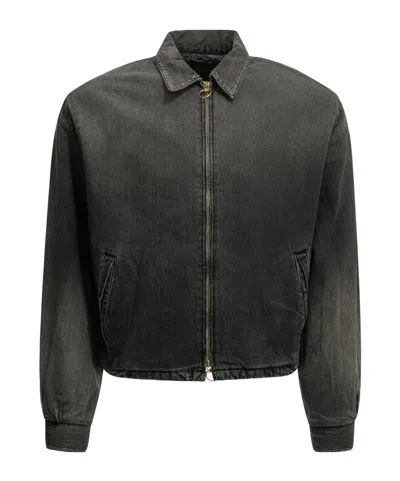 Kapital 'hacksaw' Denim Jacket In Black