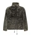 Kapital Multi-pocket Zip-up Jacket In Gray