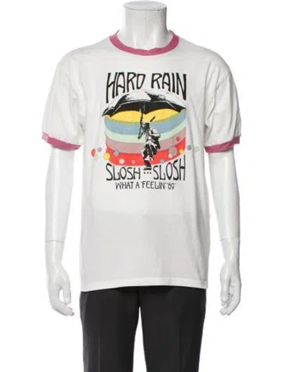 Pre-owned Kapital 'hard Rain Sundance' Graphic Print T-shirt In Grey