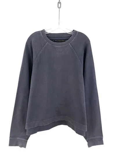 Pre-owned Kapital Heavy Thermal Sweater In Blue
